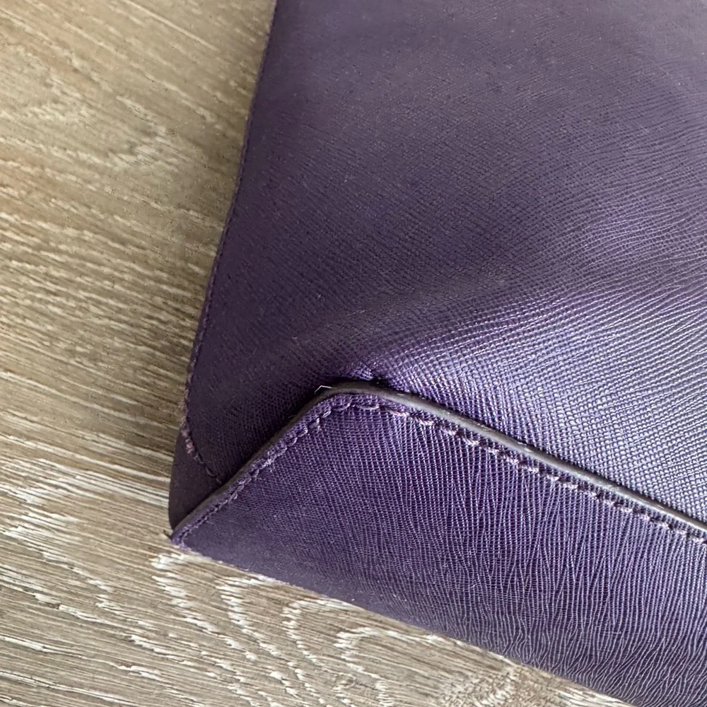 Michael Kors Purple Tote Bag - Picture 12 of 16